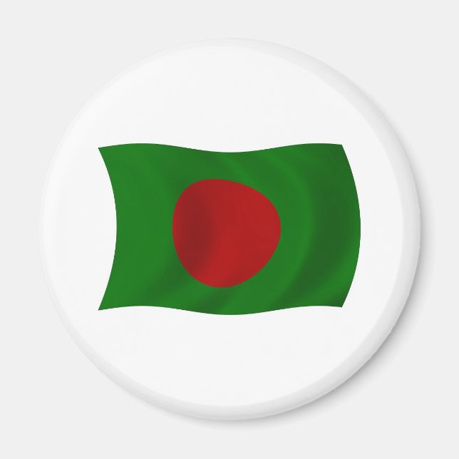Íman Ímã da Bandeira de Bangladesh (Frente)
