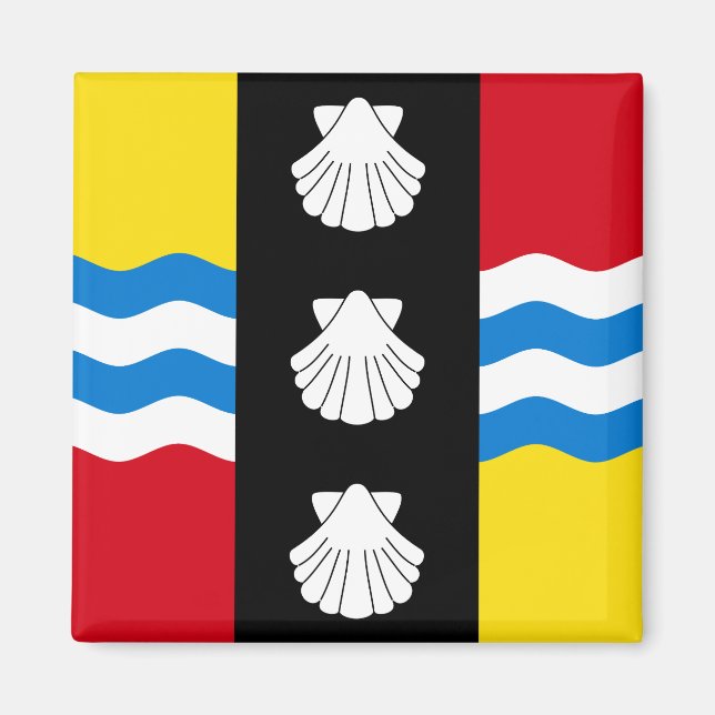 Íman Ímã da bandeira de Bedfordshire (Frente)