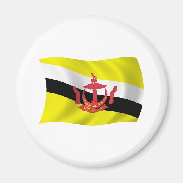 Íman Ímã da Bandeira de Brunei (Frente)