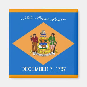 Íman Ímã da bandeira de Delaware