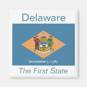 Íman Ímã da bandeira de Delaware