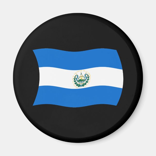 Íman Ímã da Bandeira de El Salvador (Frente)