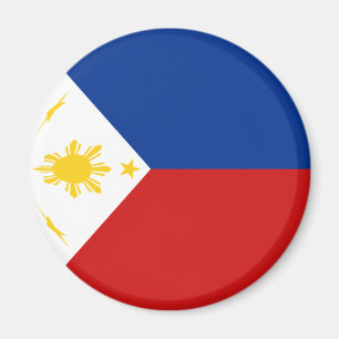 Íman Ímã da bandeira de Filipinas Fisheye