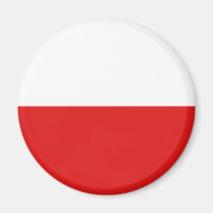 Íman Ímã da bandeira de Fisheye do Polônia