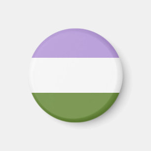 Íman Ímã da bandeira de Genderqueer