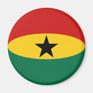 Íman Ímã da bandeira de Ghana Fisheye