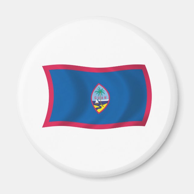 Íman Ímã da Bandeira de Guam (Frente)