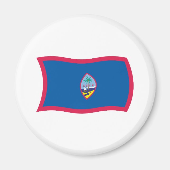 Íman Ímã da Bandeira de Guam (Frente)