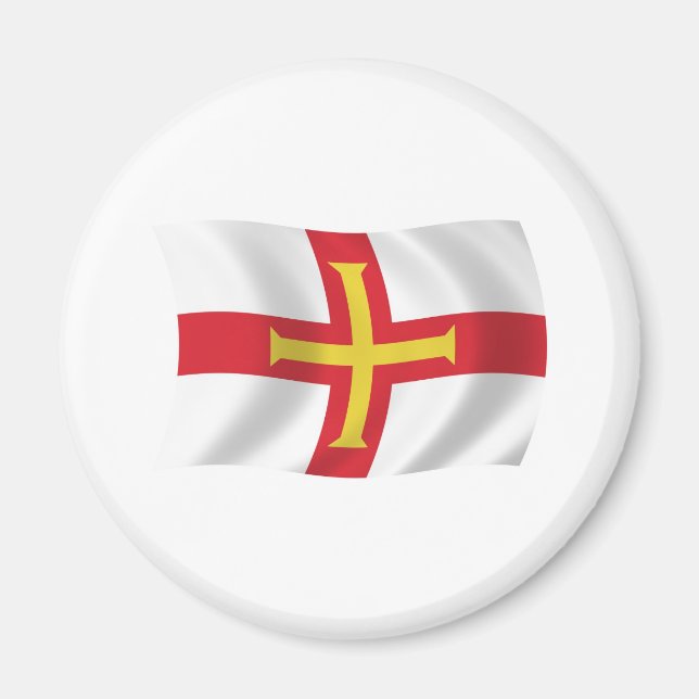 Íman Ímã da Bandeira de Guernsey (Frente)