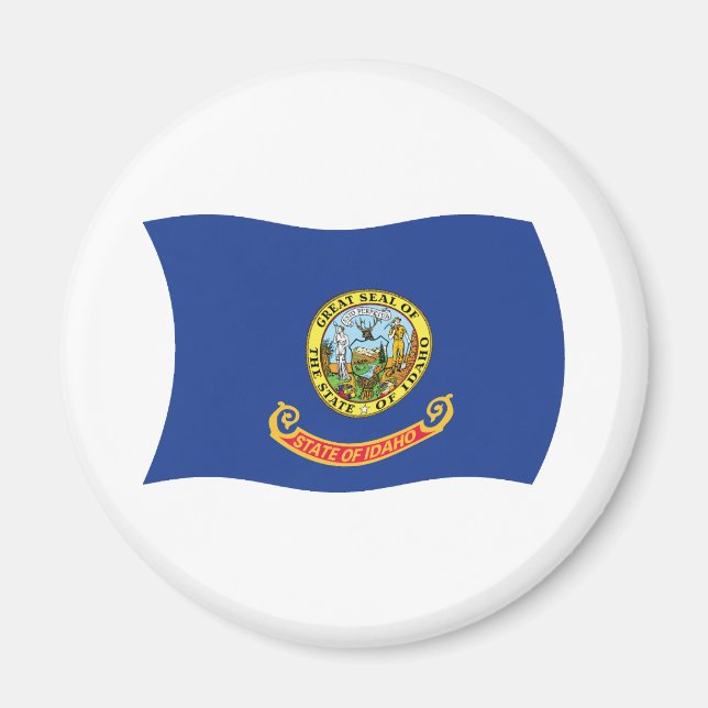Íman Ímã da Bandeira de Idaho (Frente)