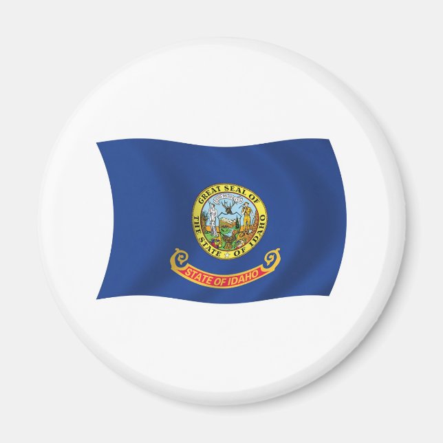 Íman Ímã da Bandeira de Idaho (Frente)