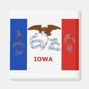 Íman Ímã da bandeira de Iowa