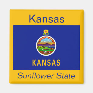 Íman Ímã da bandeira de Kansas