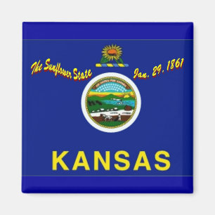 Íman Ímã da bandeira de Kansas