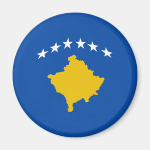 Íman Ímã da bandeira de Kosovo Fisheye