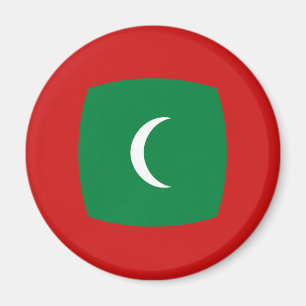Íman Ímã da bandeira de Maldives Fisheye