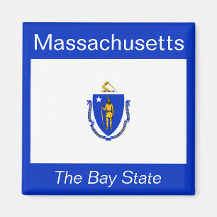 Íman Ímã da bandeira de Massachusetts