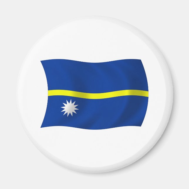 Íman Ímã da Bandeira de Nauru (Frente)
