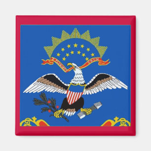 Íman Ímã da bandeira de North Dakota