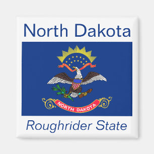 Íman Ímã da bandeira de North Dakota