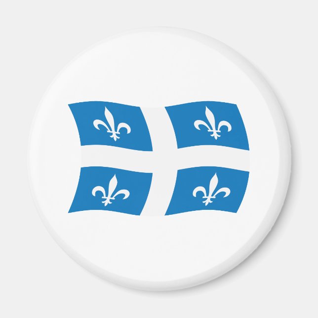 Íman Ímã da Bandeira de Quebec (Frente)