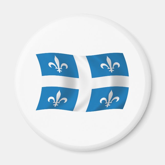 Íman Ímã da Bandeira de Quebec (Frente)