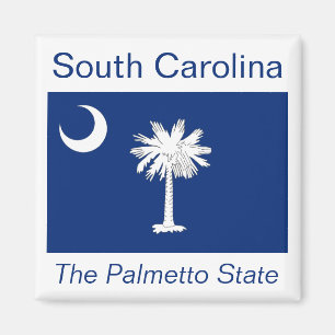 Íman Ímã da bandeira de South Carolina