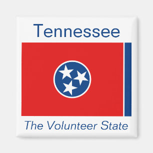 Íman Ímã da bandeira de Tennessee