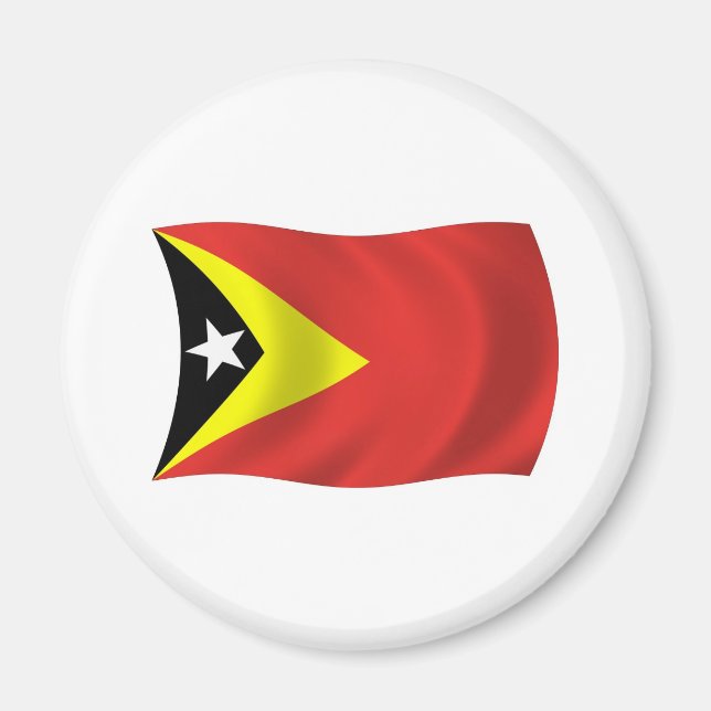 Íman Ímã da Bandeira de Timor-Leste (Frente)
