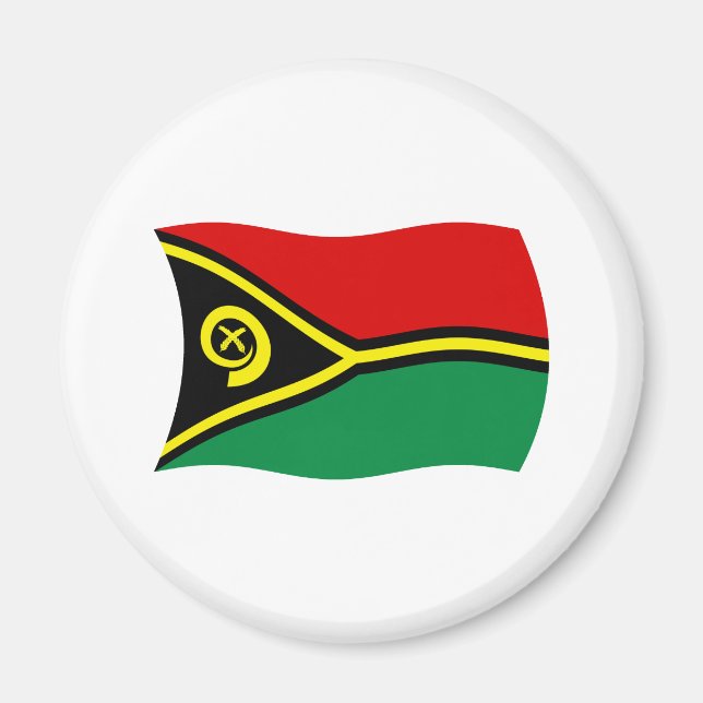 Íman Ímã da Bandeira de Vanuatu (Frente)