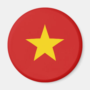 Íman Ímã da bandeira de Vietnam Fisheye