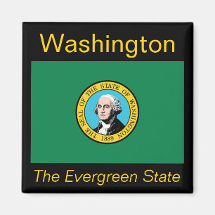 Íman Ímã da bandeira de Washington