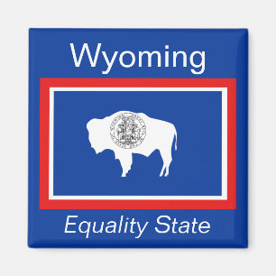 Íman Ímã da bandeira de Wyoming