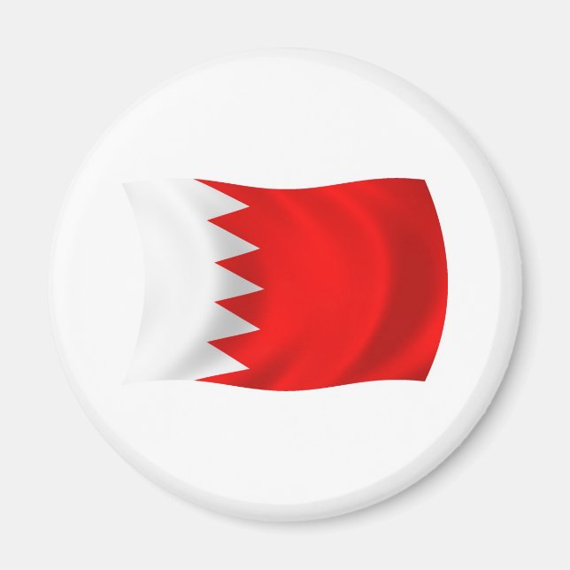 Íman Ímã da Bandeira do Bahrein (Frente)