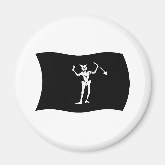 Íman Ímã da Bandeira do Barba Negra (Frente)