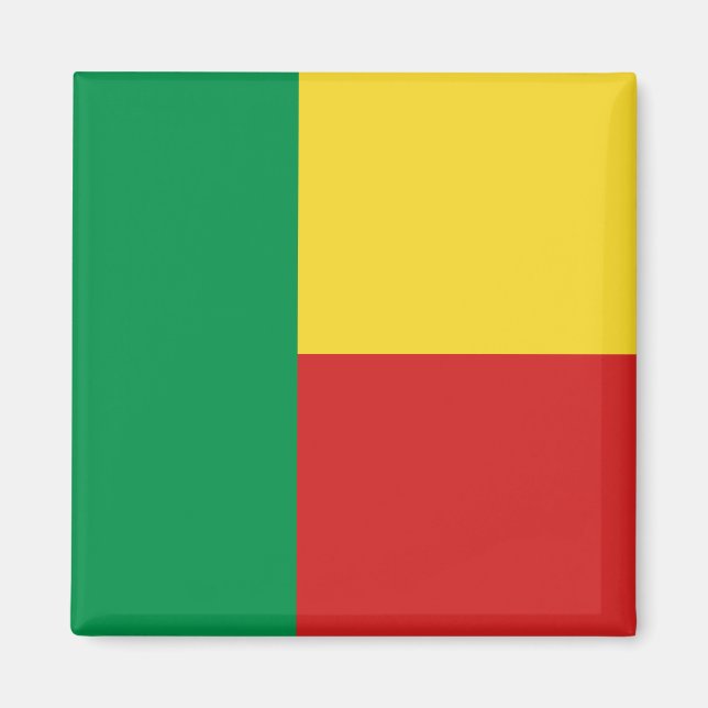 Íman Ímã da Bandeira do Benim (Frente)