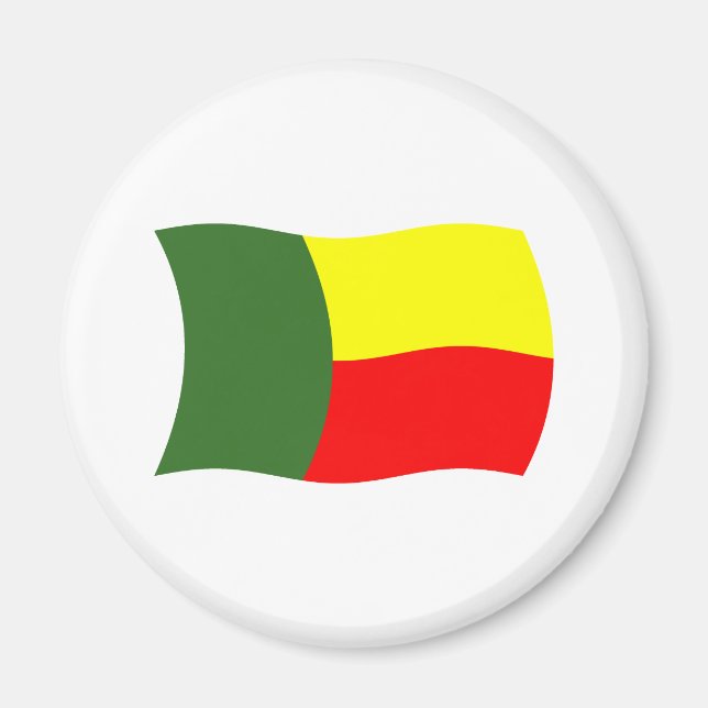 Íman Ímã da Bandeira do Benim (Frente)