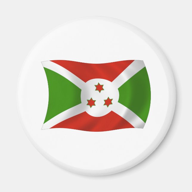 Íman Ímã da Bandeira do Burundi (Frente)