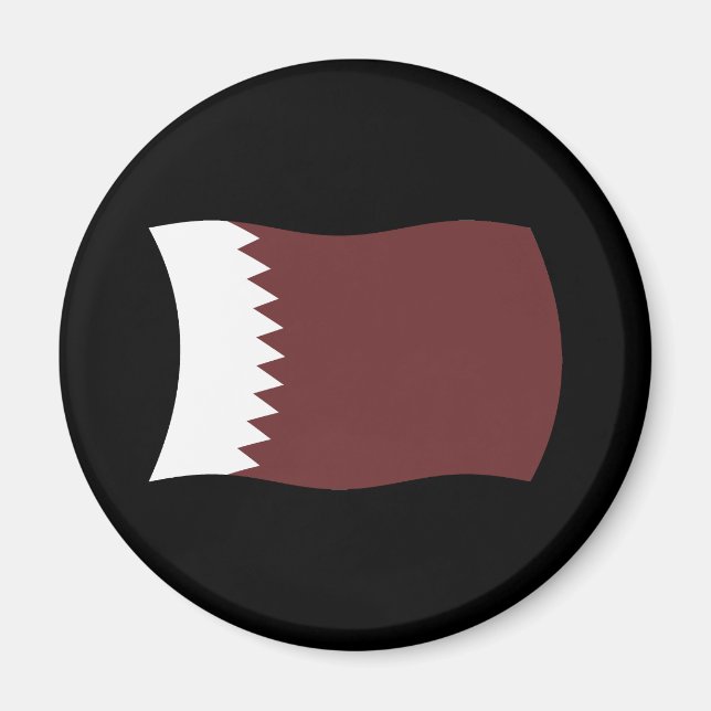 Íman Ímã da Bandeira do Catar (Frente)