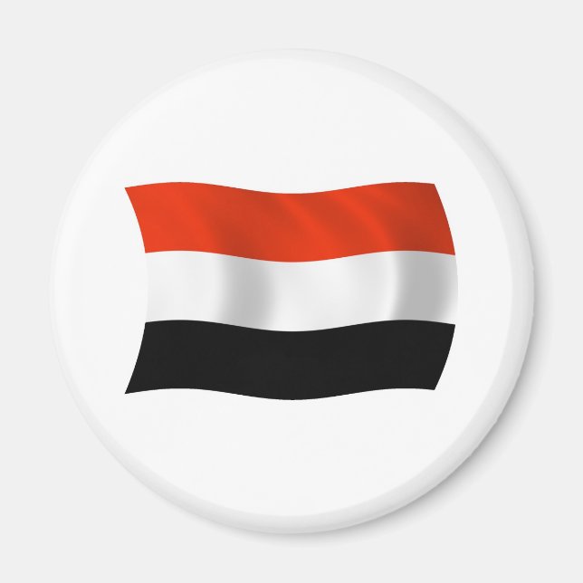 Íman Ímã da Bandeira do Iêmen (Frente)