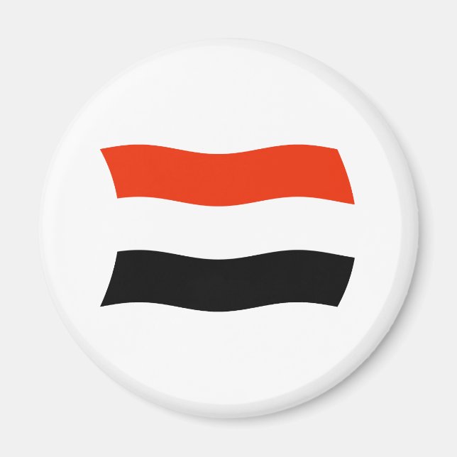 Íman Ímã da Bandeira do Iêmen (Frente)