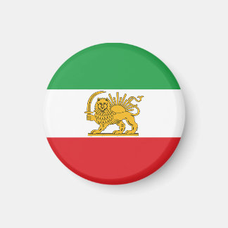 Íman Ímã da Bandeira do Irã Leão e Sol Xá do Irã