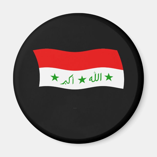 Íman Ímã da Bandeira do Iraque (Frente)