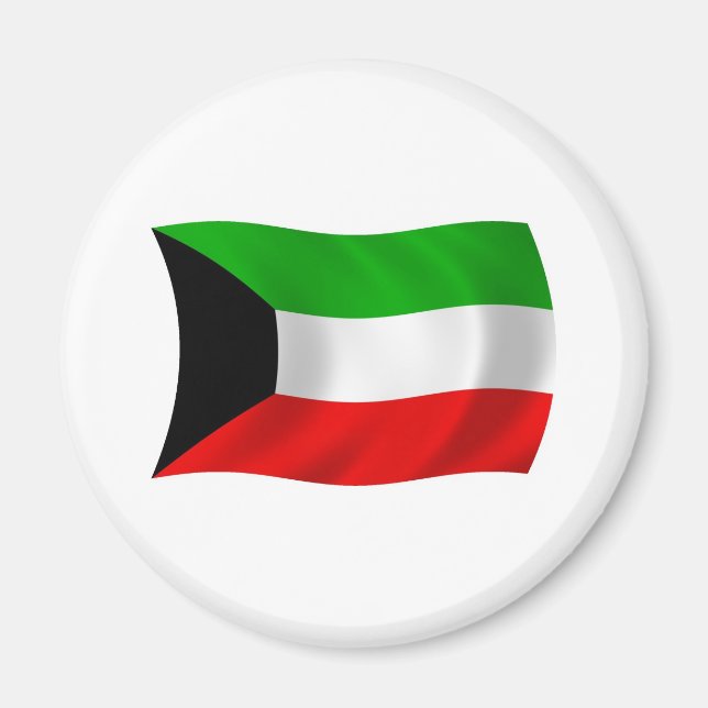 Íman Ímã da Bandeira do Kuwait (Frente)