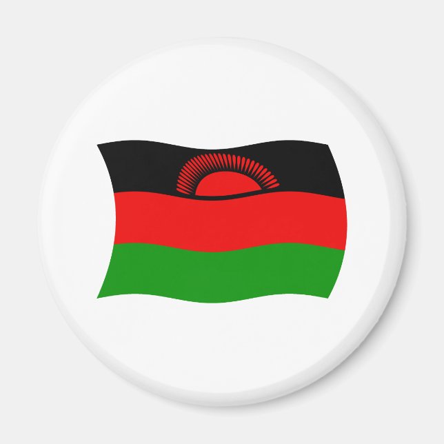 Íman Ímã da Bandeira do Malaui (Frente)