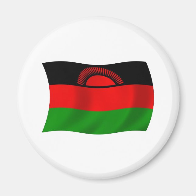 Íman Ímã da Bandeira do Malaui (Frente)