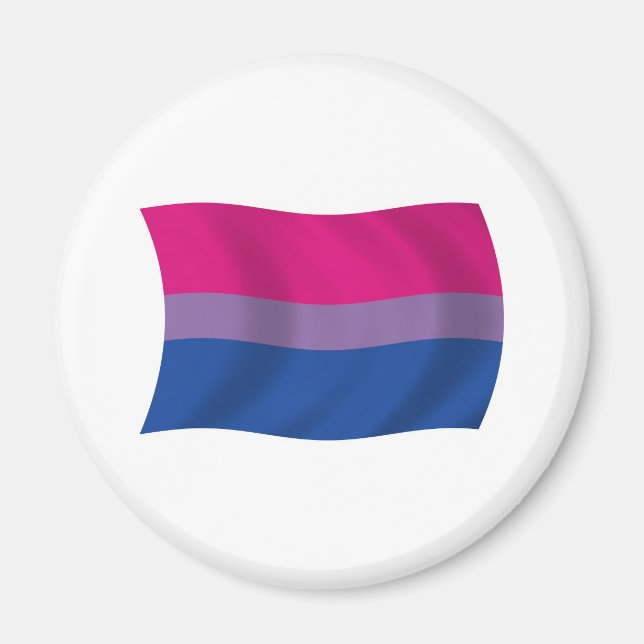 Íman Ímã da Bandeira do Orgulho Bissexual (Frente)