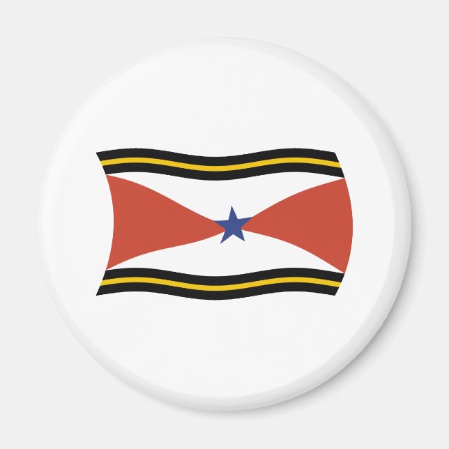 Íman Ímã da Bandeira do Povo Akha (Frente)