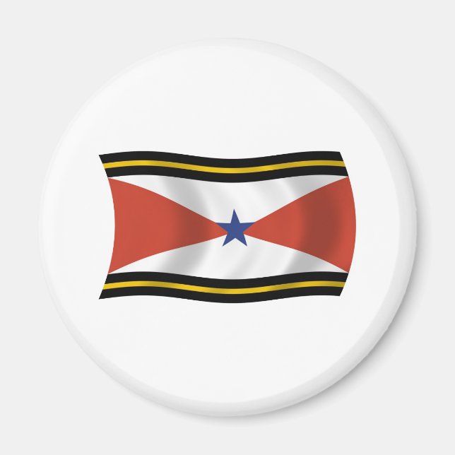 Íman Ímã da Bandeira do Povo Akha (Frente)
