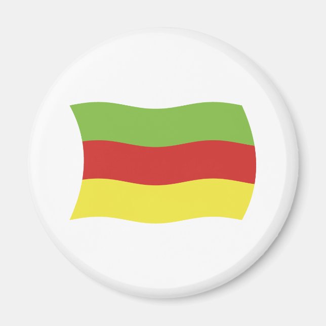 Íman Ímã da Bandeira do Povo Bodo (Frente)